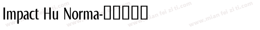 Impact Hu Norma字体转换